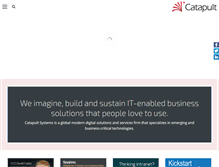Tablet Screenshot of catapultsystems.com